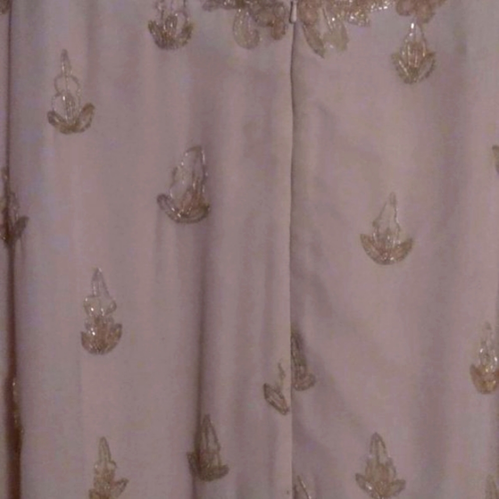***Pink Beaded Evening Gown - Picture 5 of 6